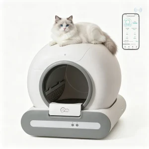 65L Large Capacity Self-Cleaning Cat Litter Box