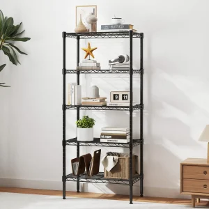 JHK 3-5 Tier Adjustable Heavy Duty Wire Storage Shelves