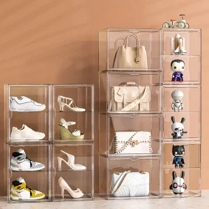 Clear Stackable Acrylic Display/ Organizer  Box